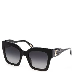 Black Plastic Women Sunglass