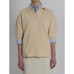 قميص بولو محبوك من نولا