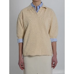 قميص بولو محبوك من نولا