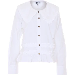 GANNI Shirts White