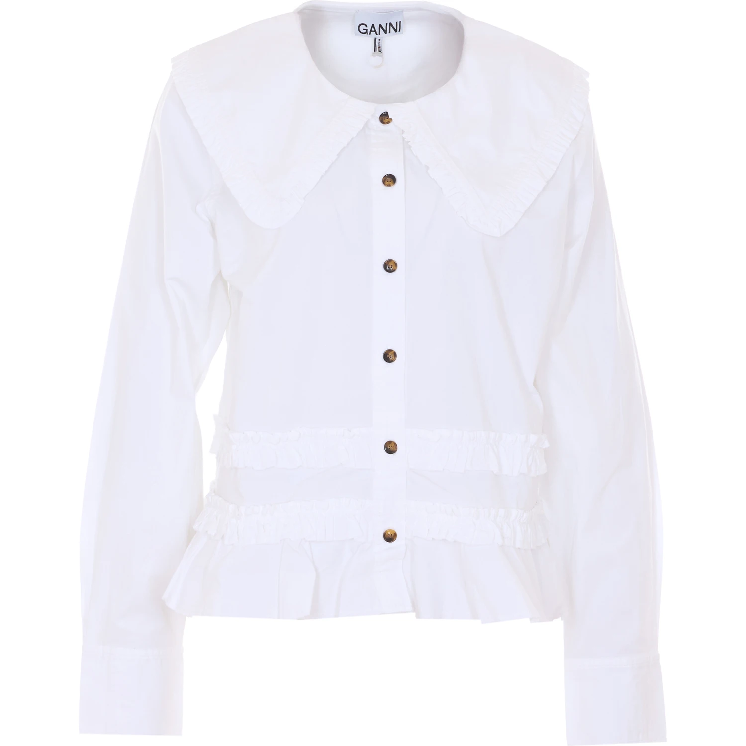 GANNI Shirts White