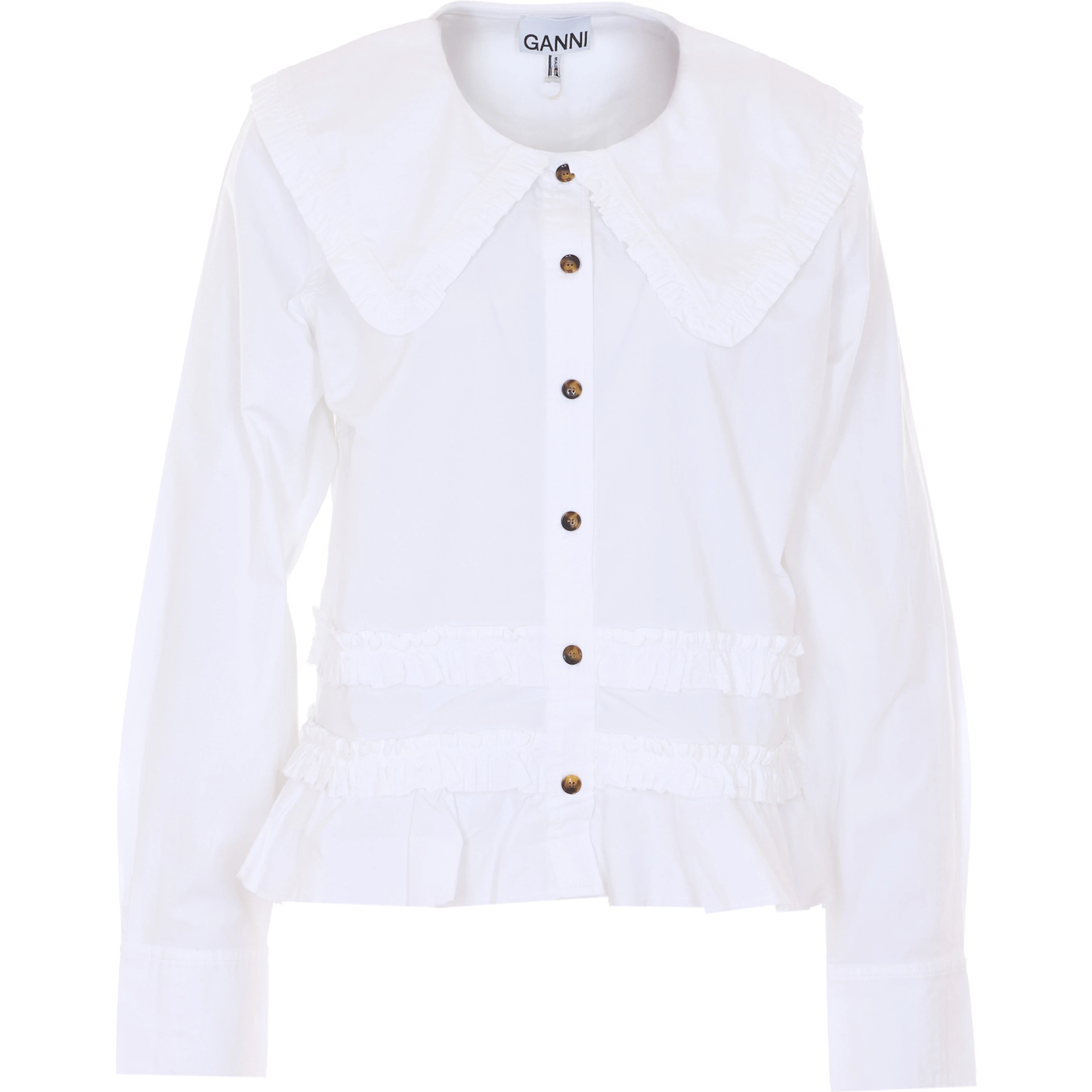 GANNI Shirts White
