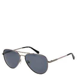 Gray Metal Sunglasses