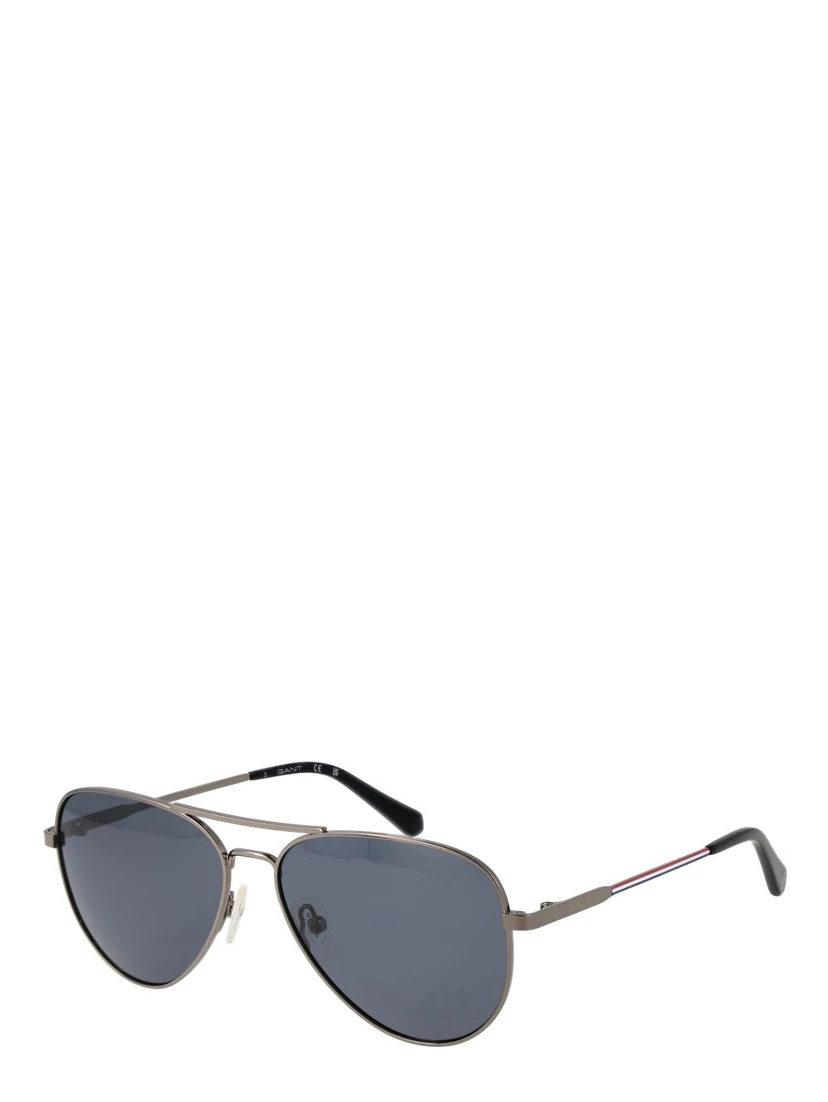 Gray Metal Sunglasses