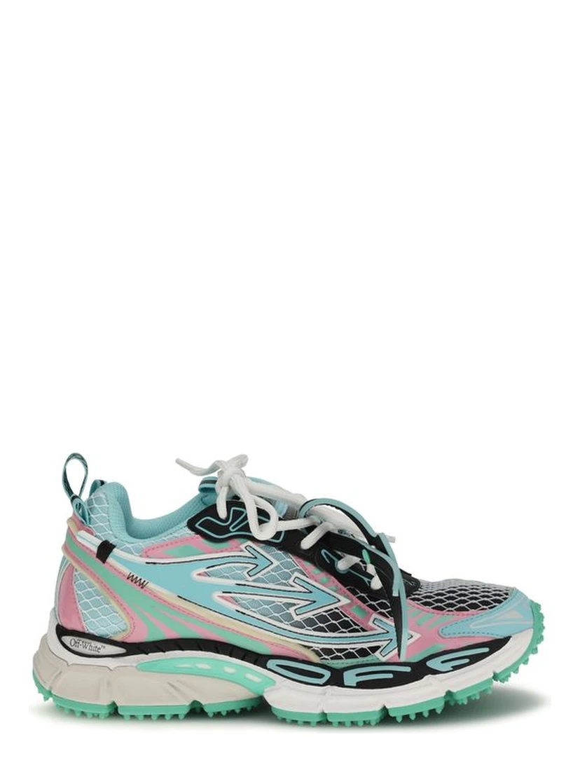 Multicolor Polyester Athletic Sneakers