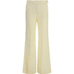 Bicolor Viscose Flared Pants