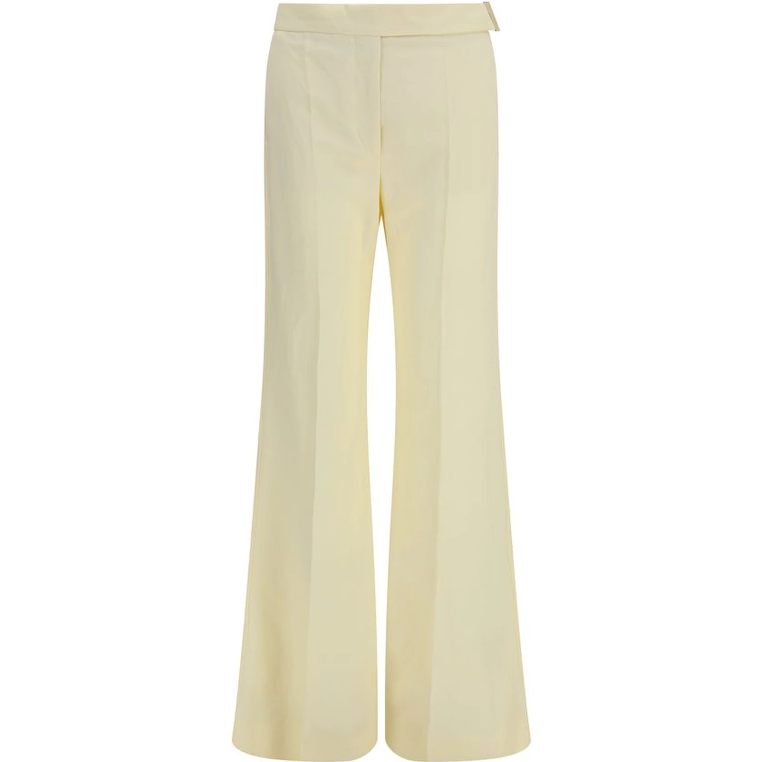 Bicolor Viscose Flared Pants