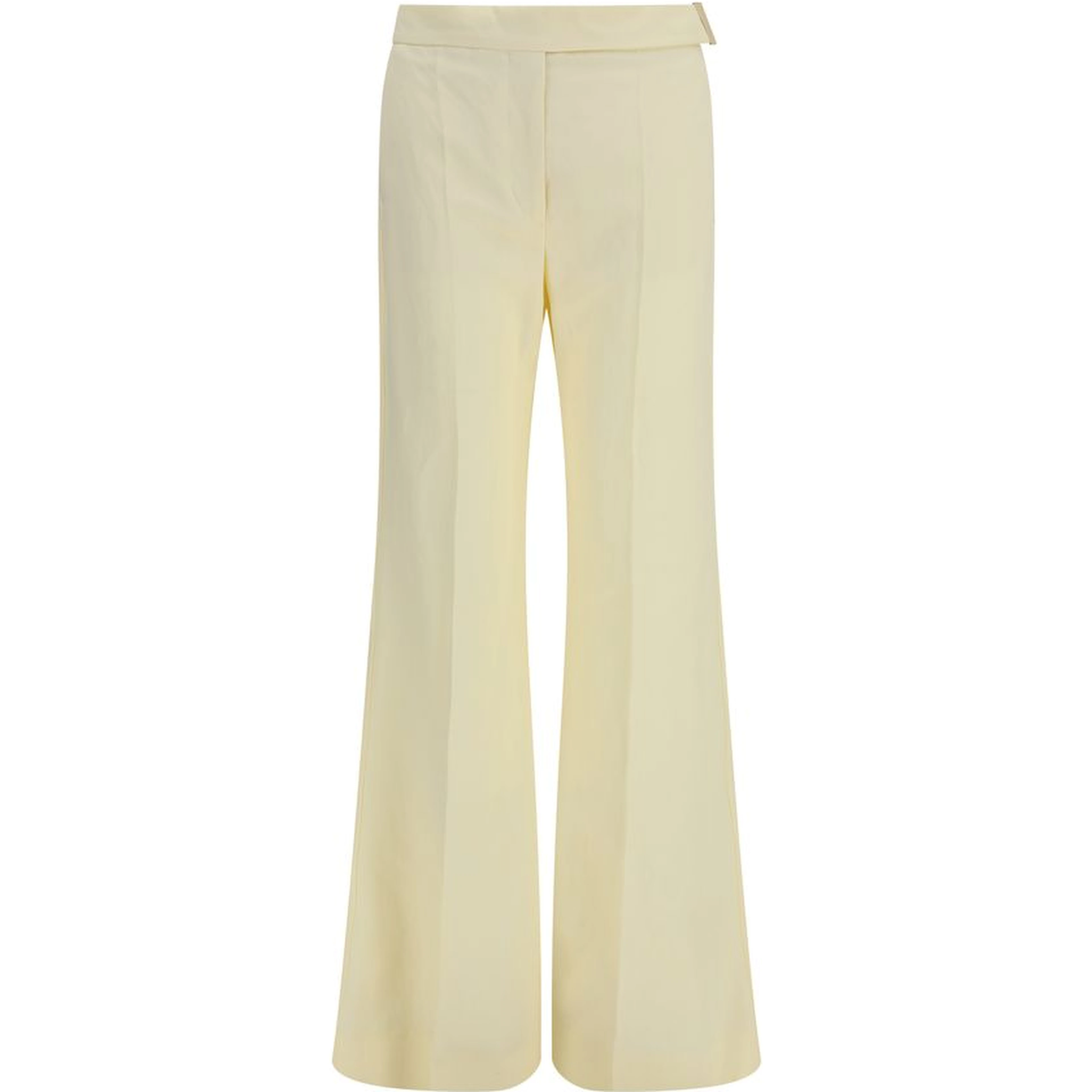 Bicolor Viscose Flared Pants