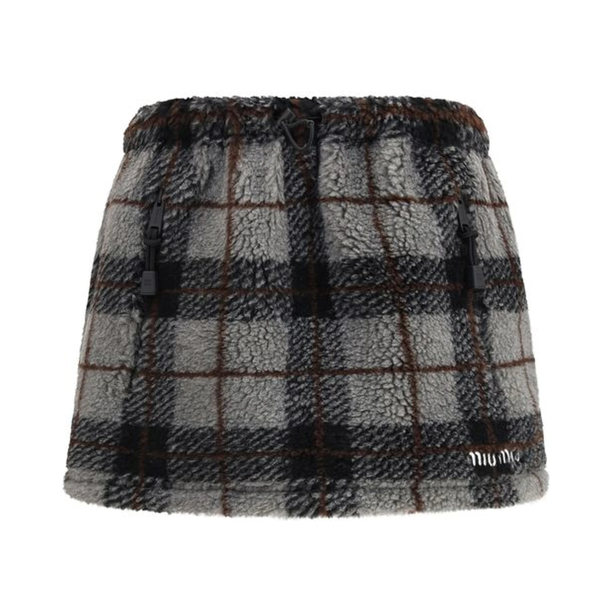 Multicolor Nylon Mini Skirt