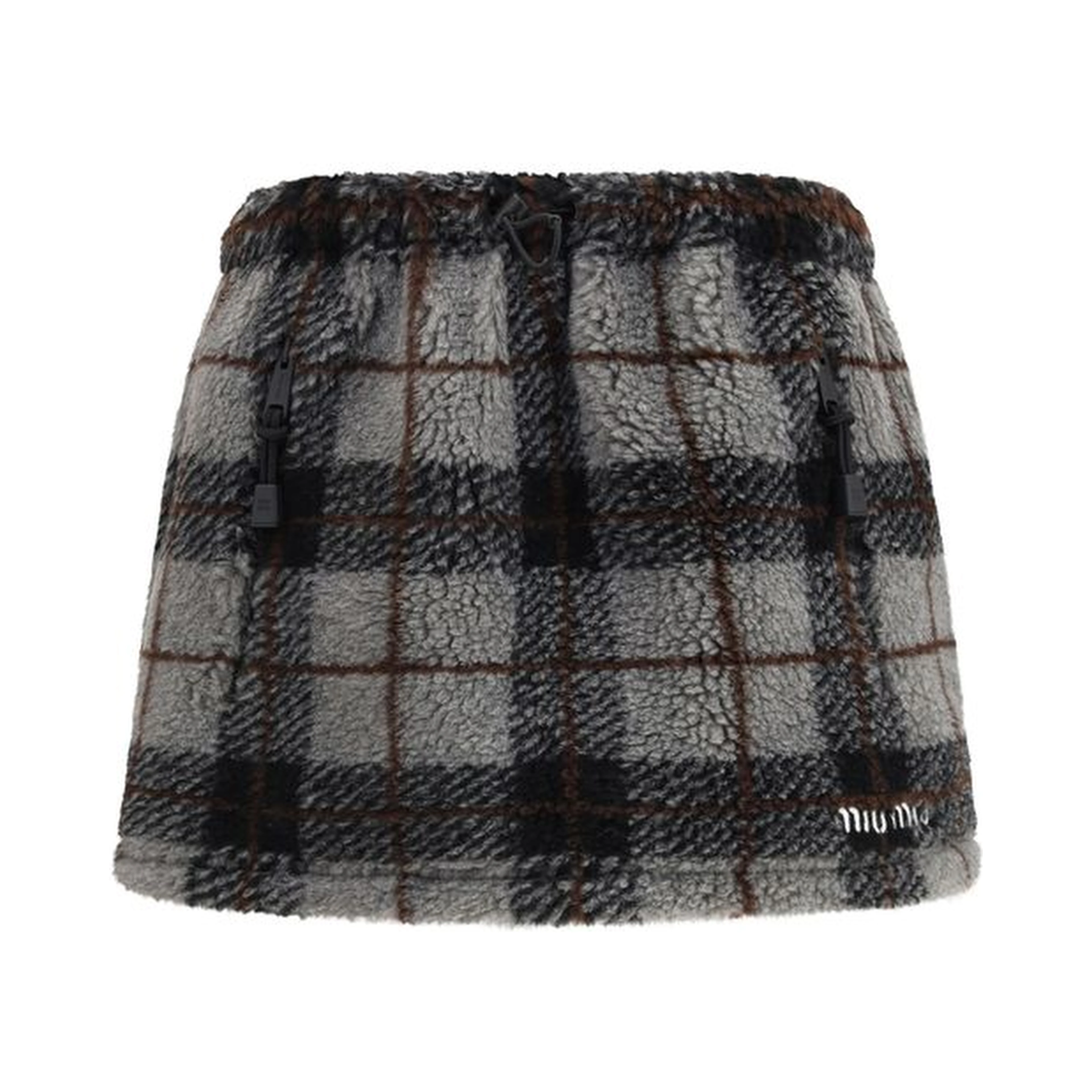Multicolor Nylon Mini Skirt