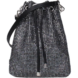 Black Satin Crossbody Bag