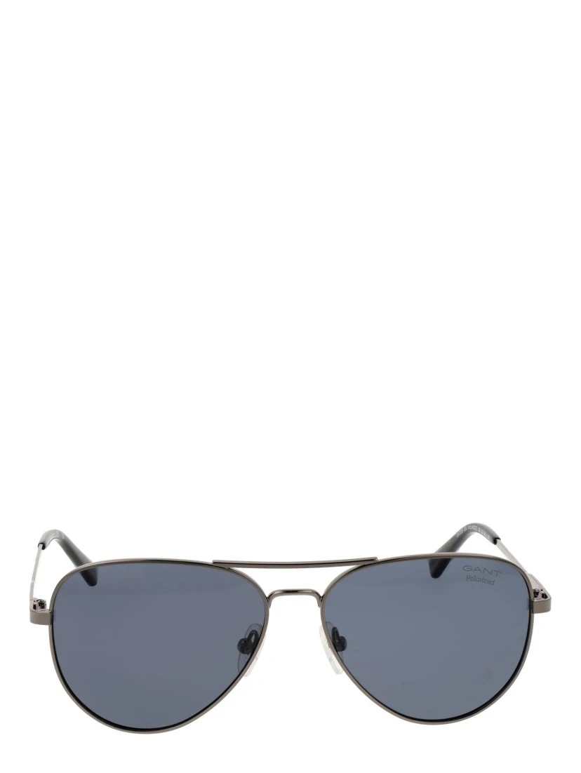 Gray Metal Sunglasses