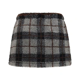 Multicolor Nylon Mini Skirt