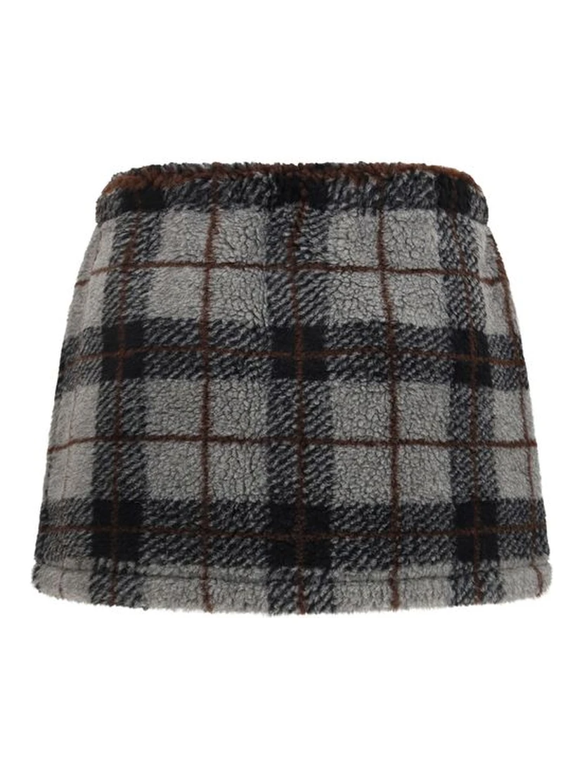 Multicolor Nylon Mini Skirt