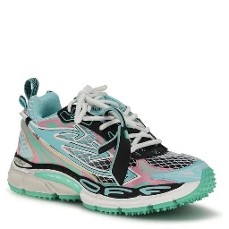 Multicolor Polyester Athletic Sneakers