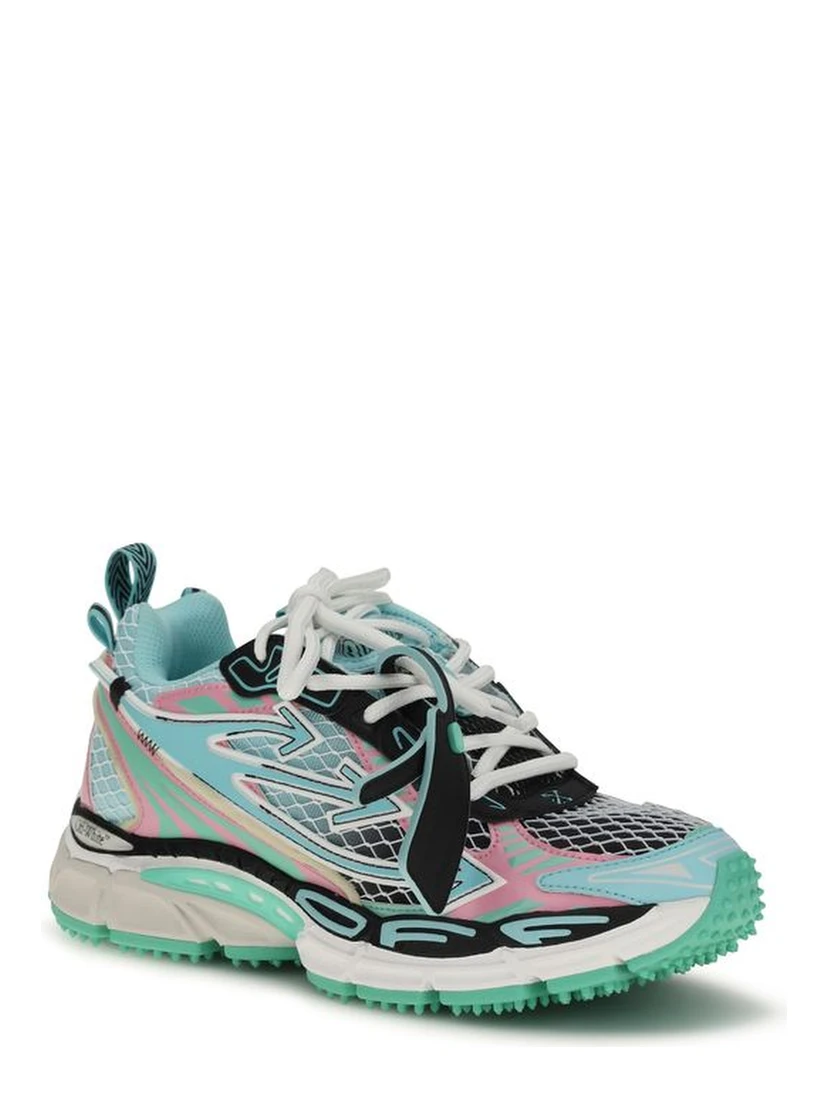 Multicolor Polyester Athletic Sneakers