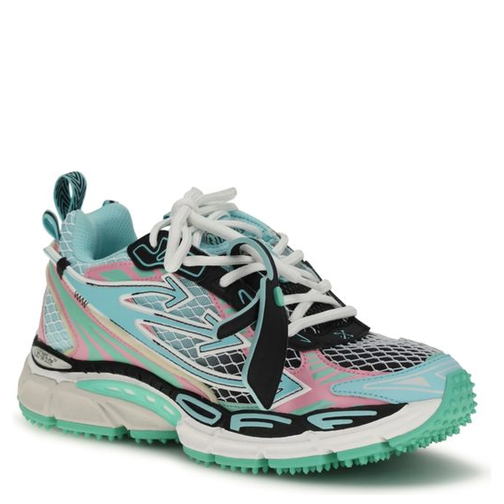 Multicolor Polyester Athletic Sneakers