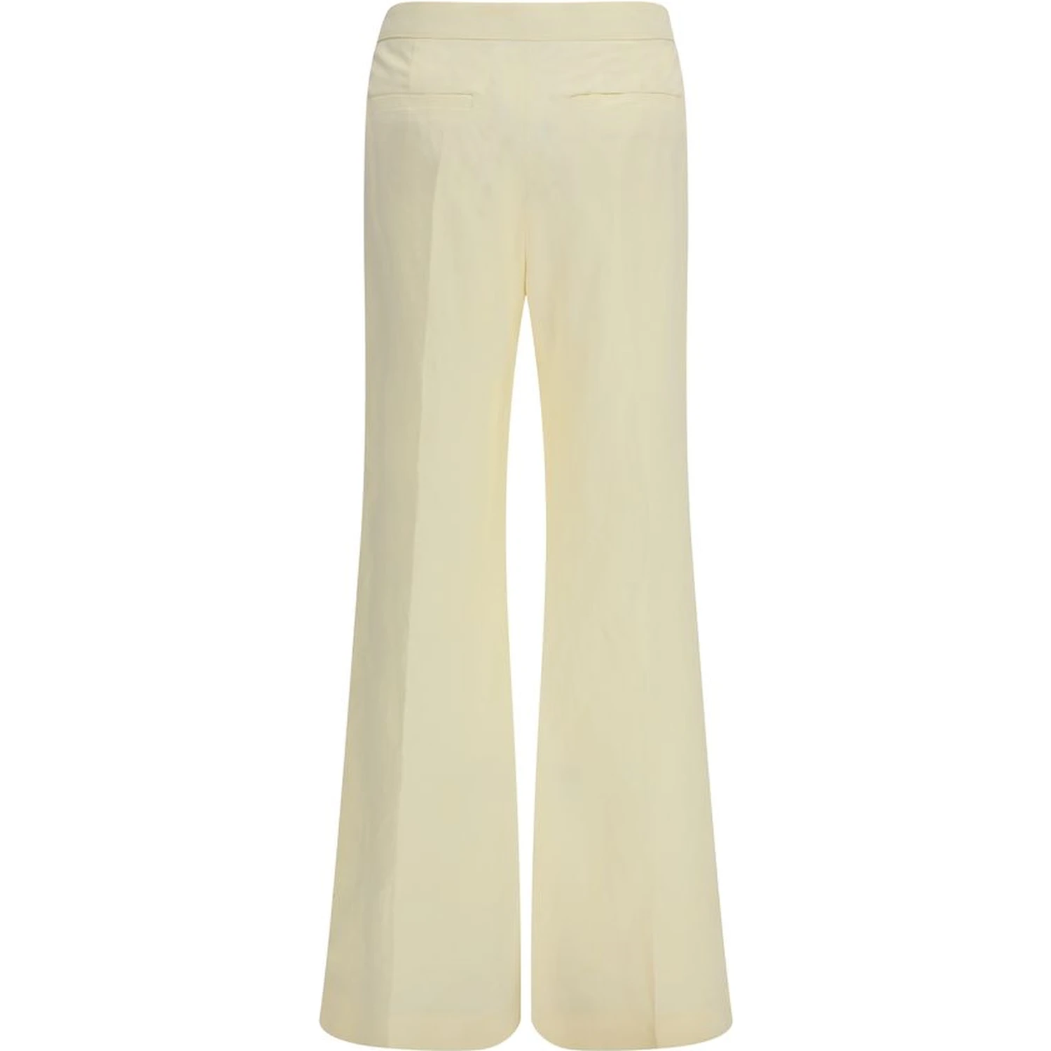 Bicolor Viscose Flared Pants