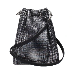 Black Satin Crossbody Bag