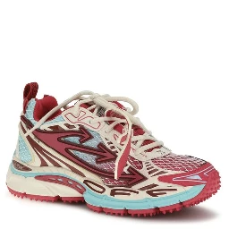 Multicolor Polyester Athletic Sneakers