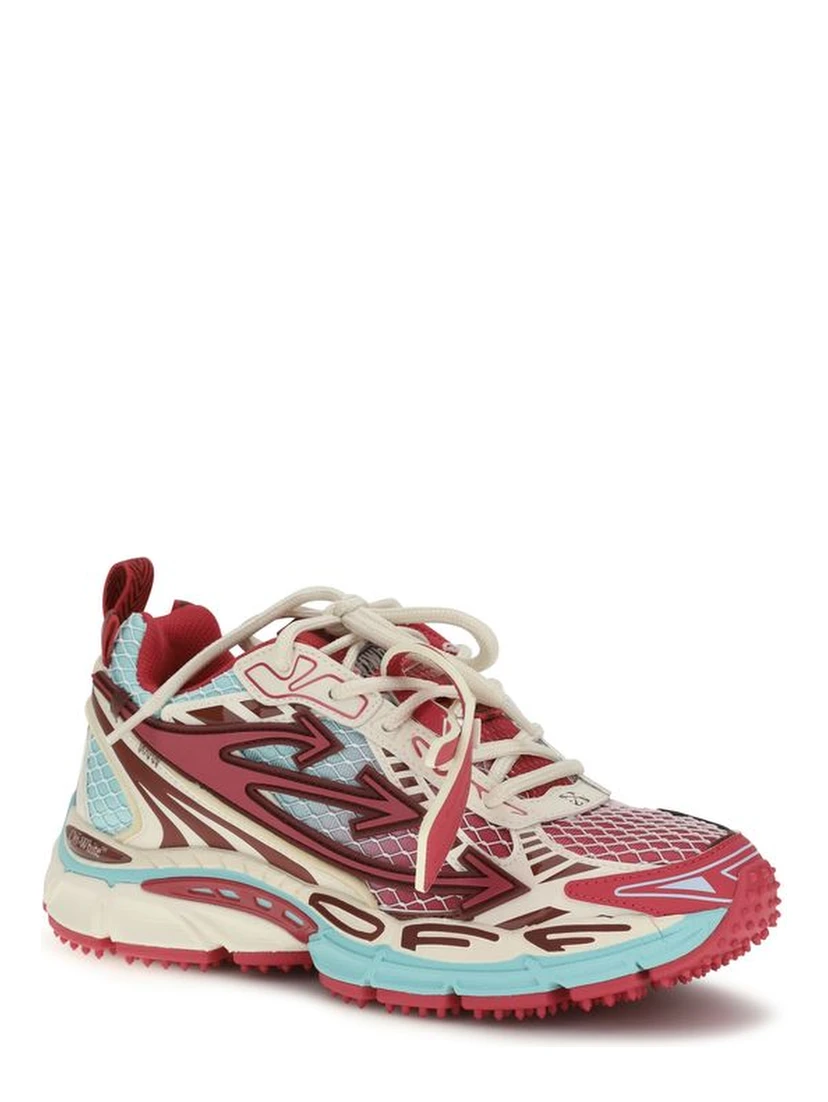 Multicolor Polyester Athletic Sneakers