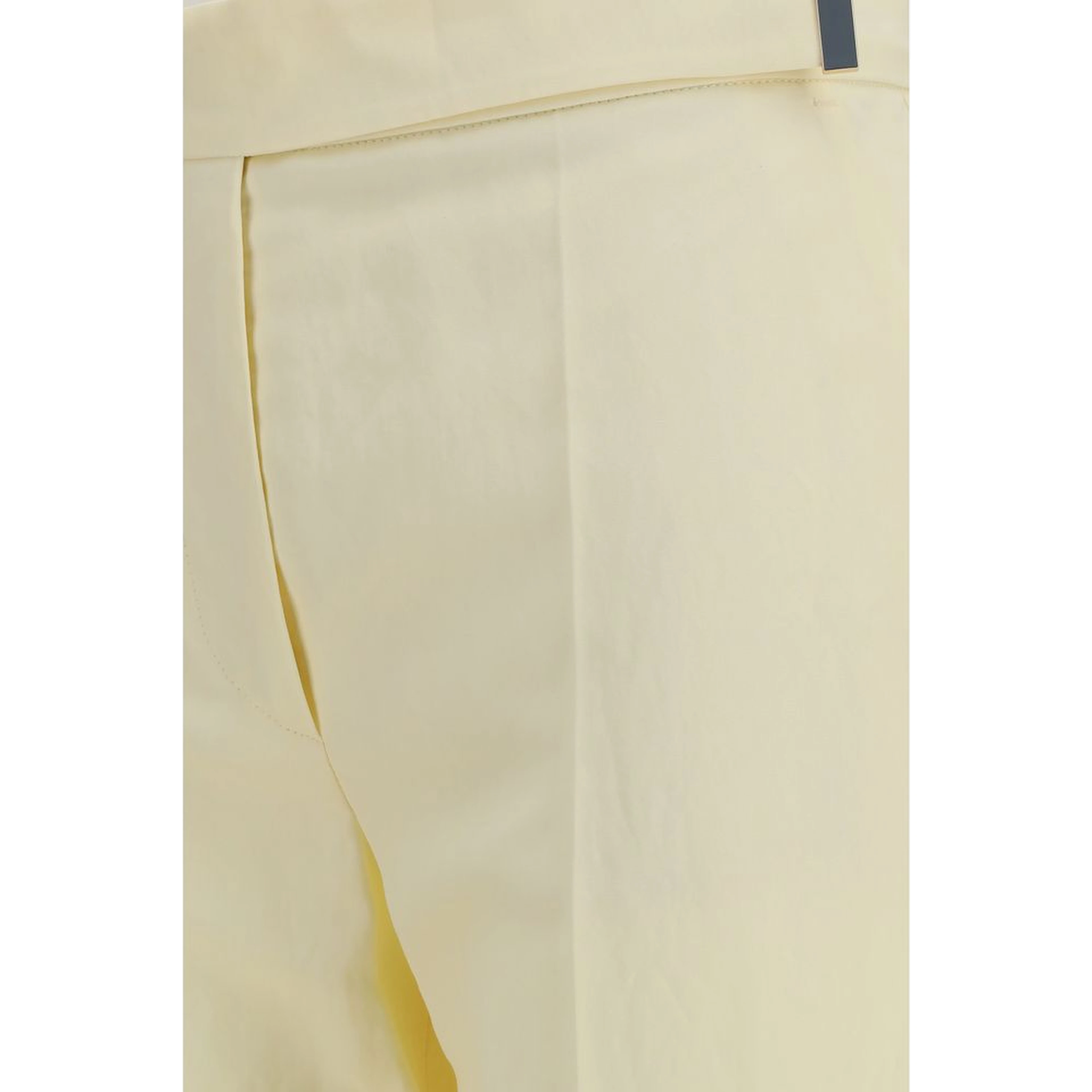 Bicolor Viscose Flared Pants
