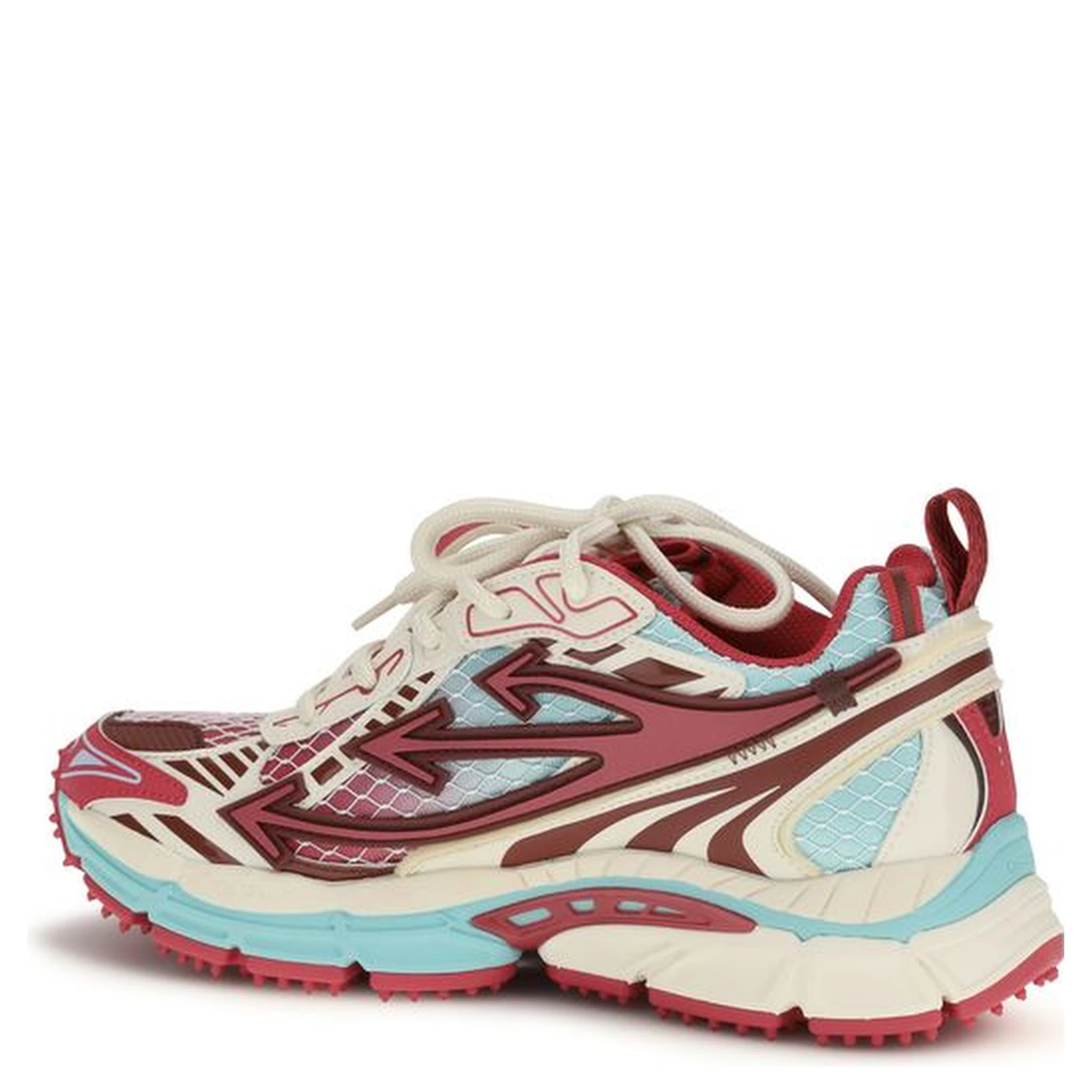 Multicolor Polyester Athletic Sneakers