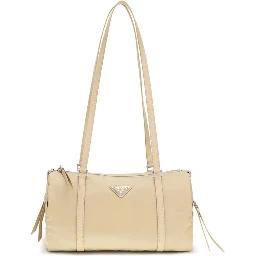 Beige Polyamide Handbag