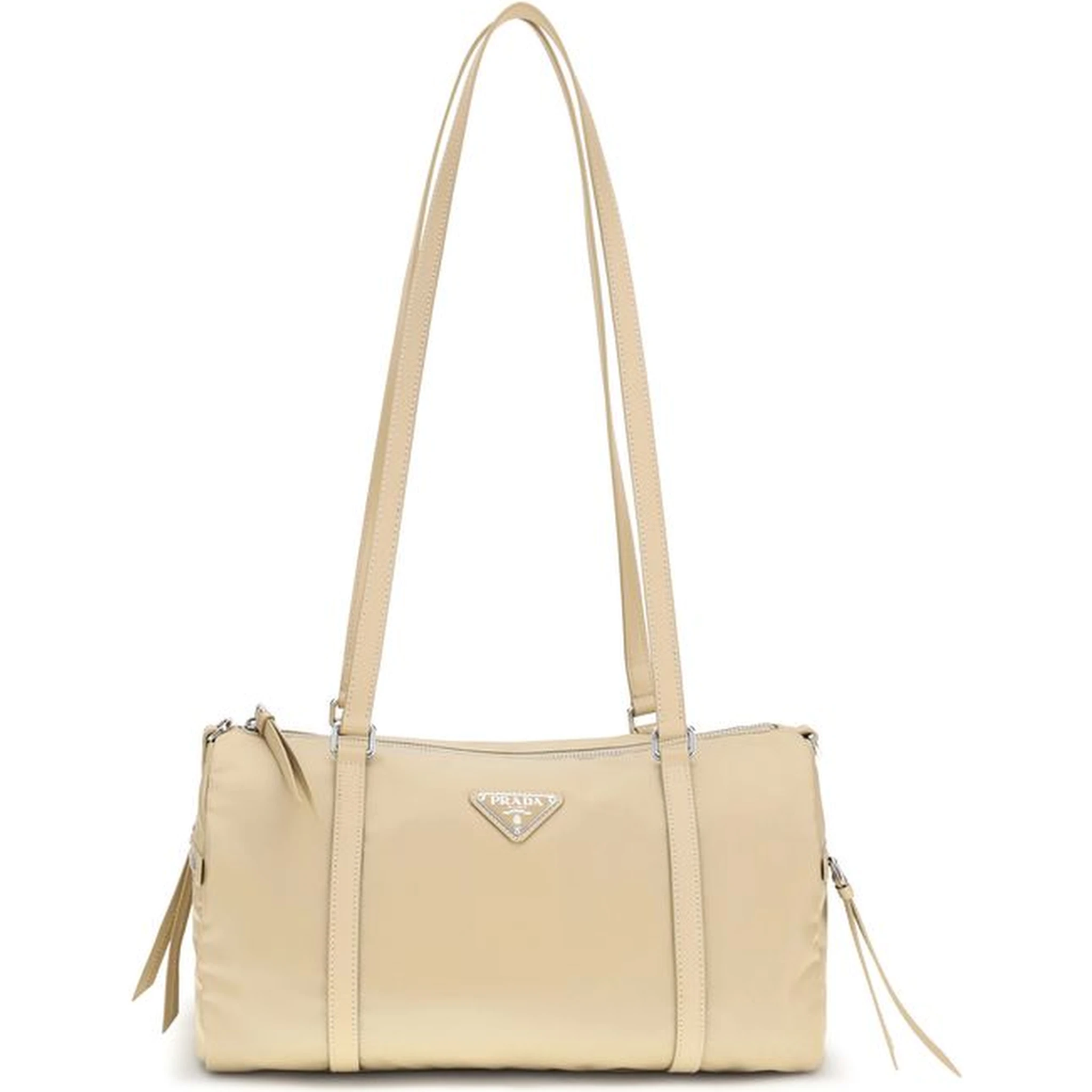 Beige Polyamide Handbag