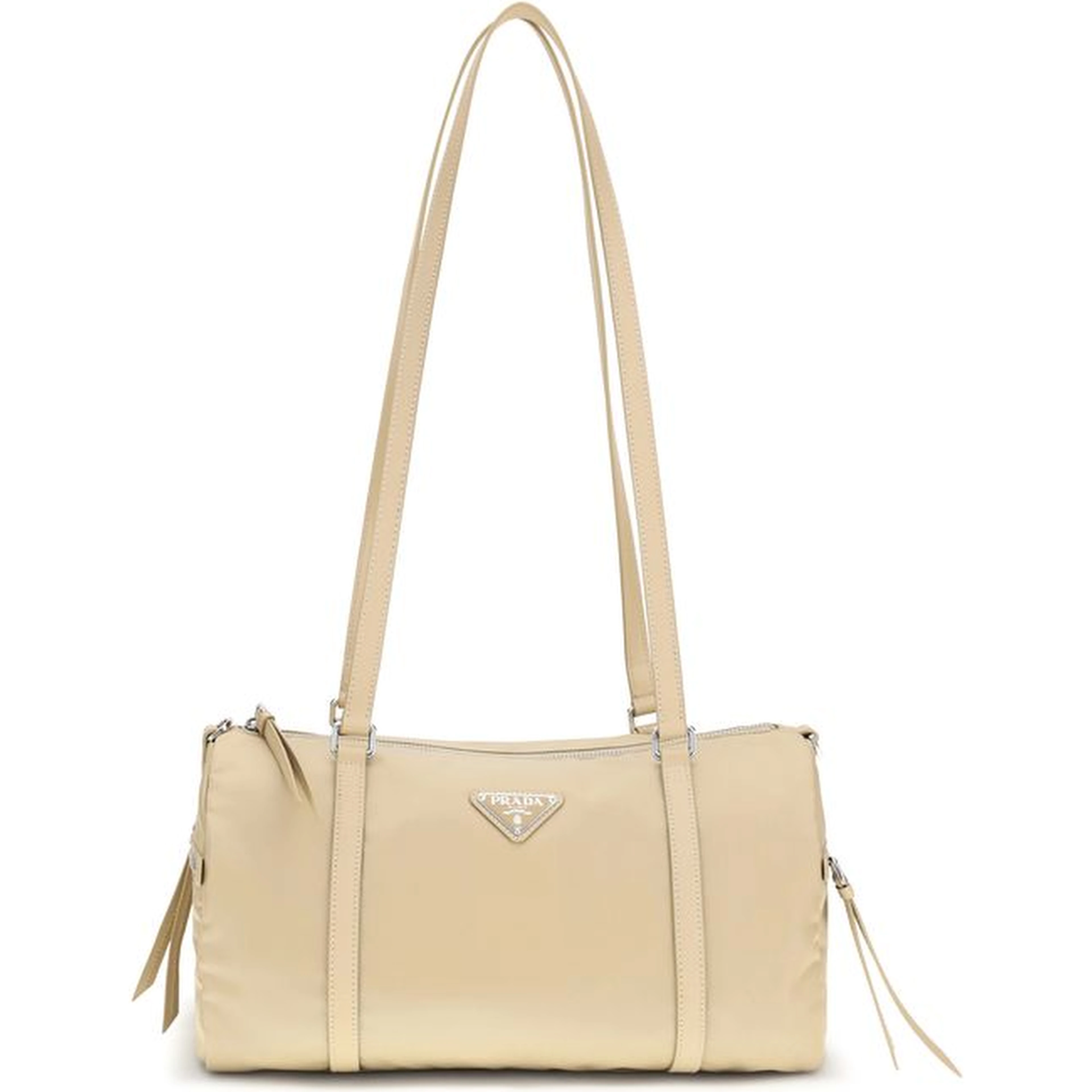Beige Polyamide Handbag
