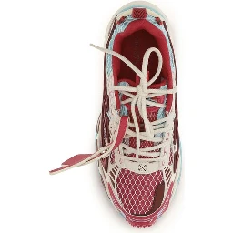 Multicolor Polyester Athletic Sneakers