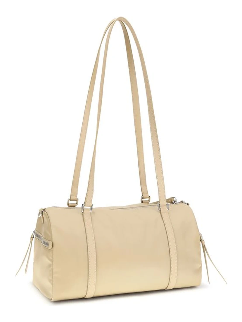 Beige Polyamide Handbag