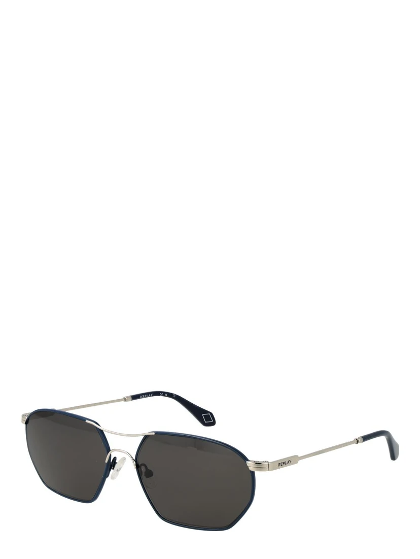 Silver Metal Sunglasses