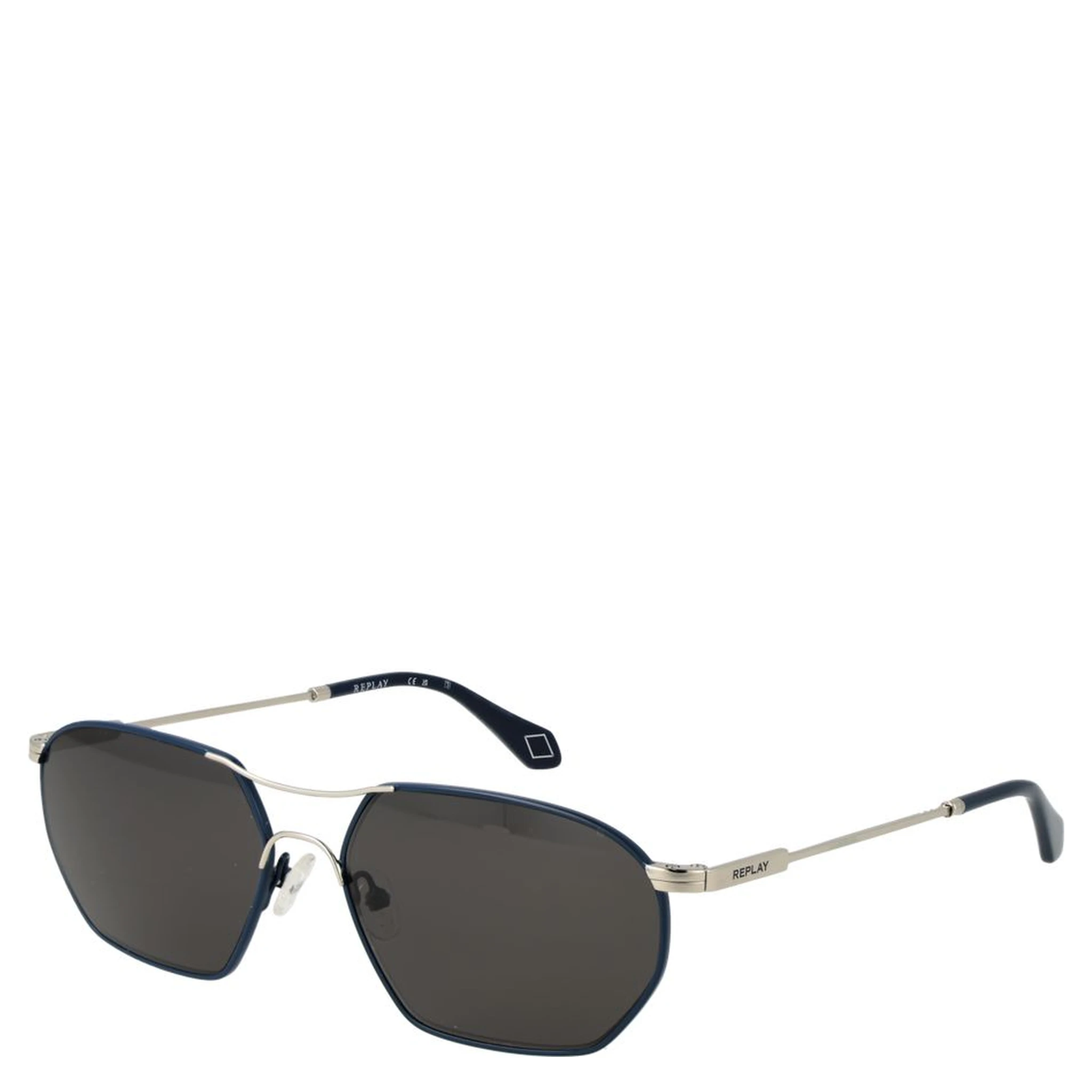 Silver Metal Sunglasses