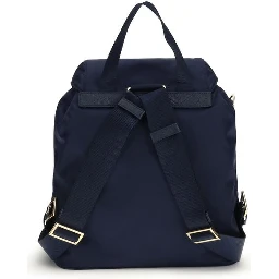Black Recycled Polyamide Backpack