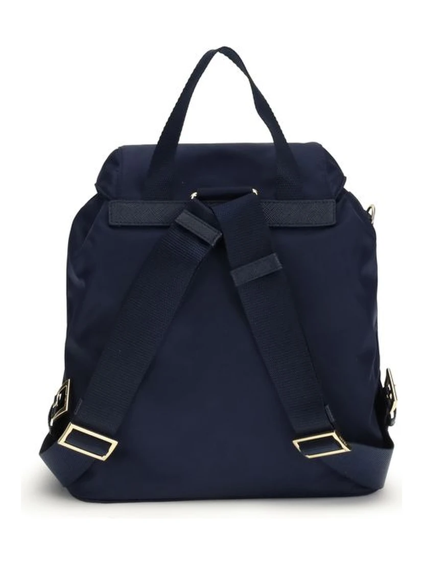 Black Recycled Polyamide Backpack