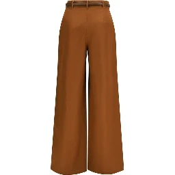Brown Cotton Pants