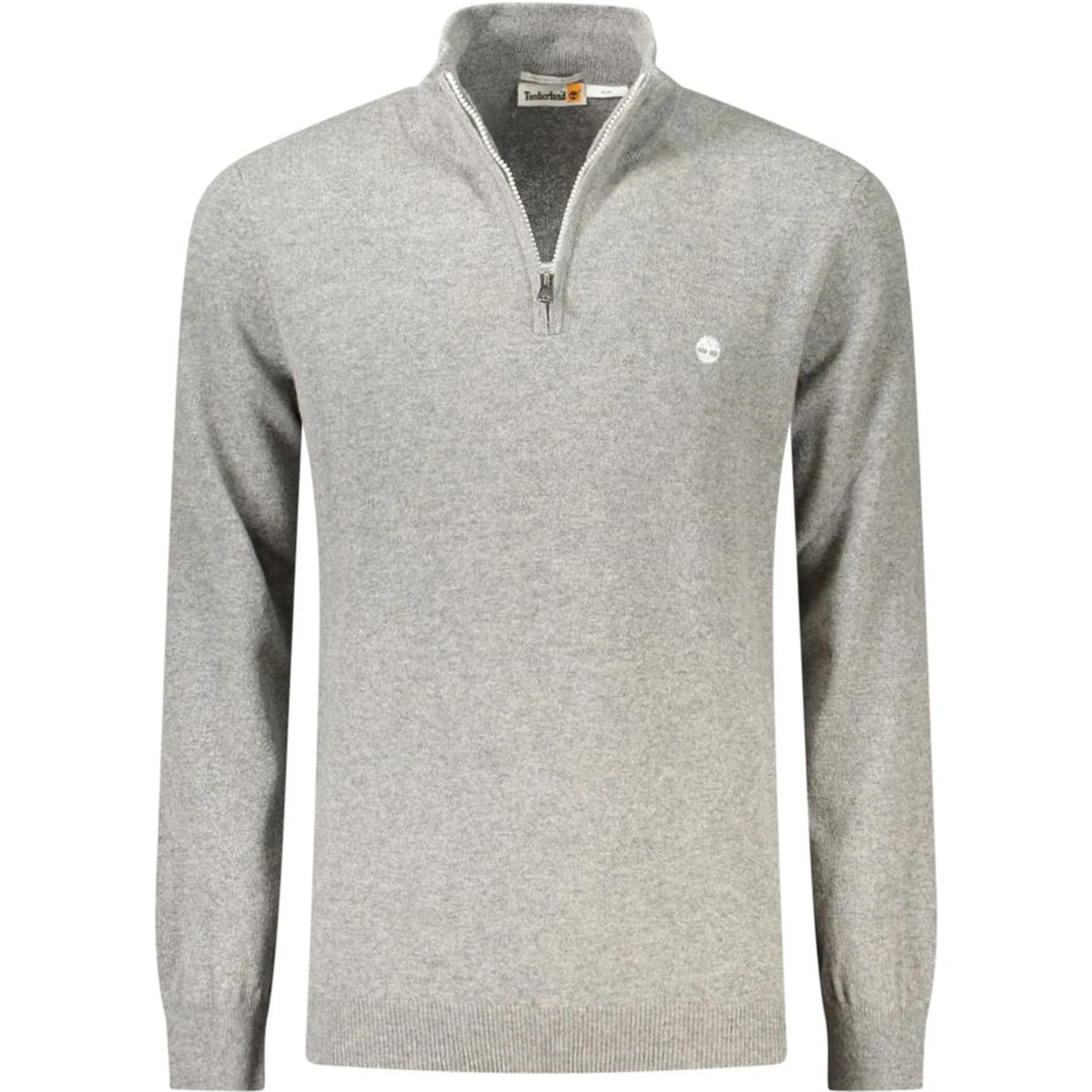 Grey Wool Men Sweater