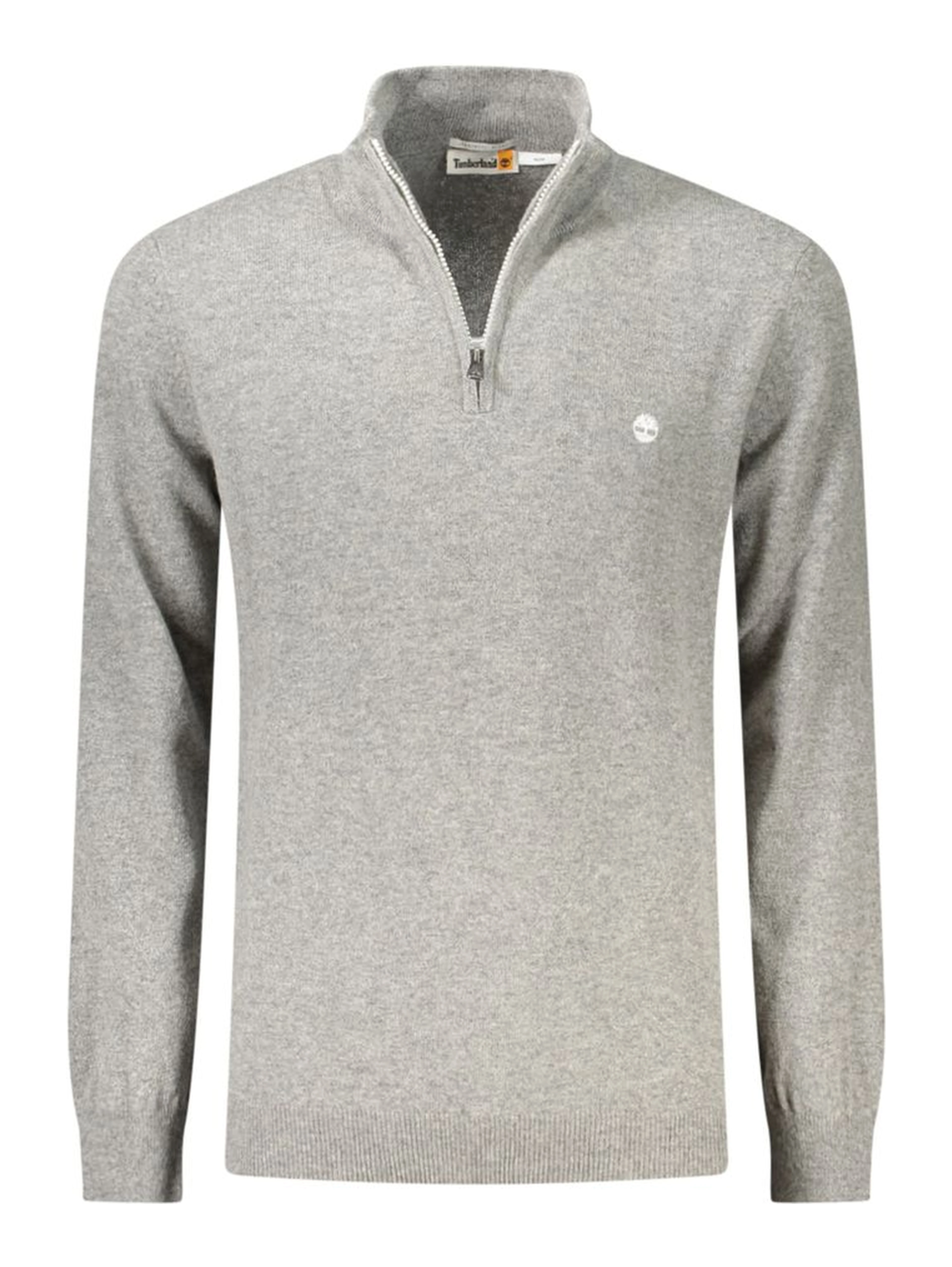 Grey Wool Men Sweater