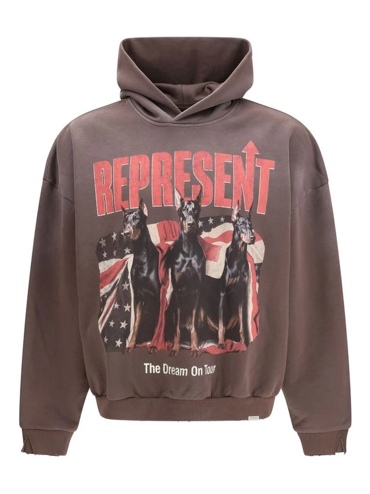 Black Cotton Sweatshirt