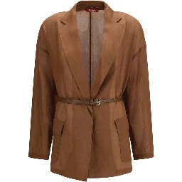 Brown Ramie Coat