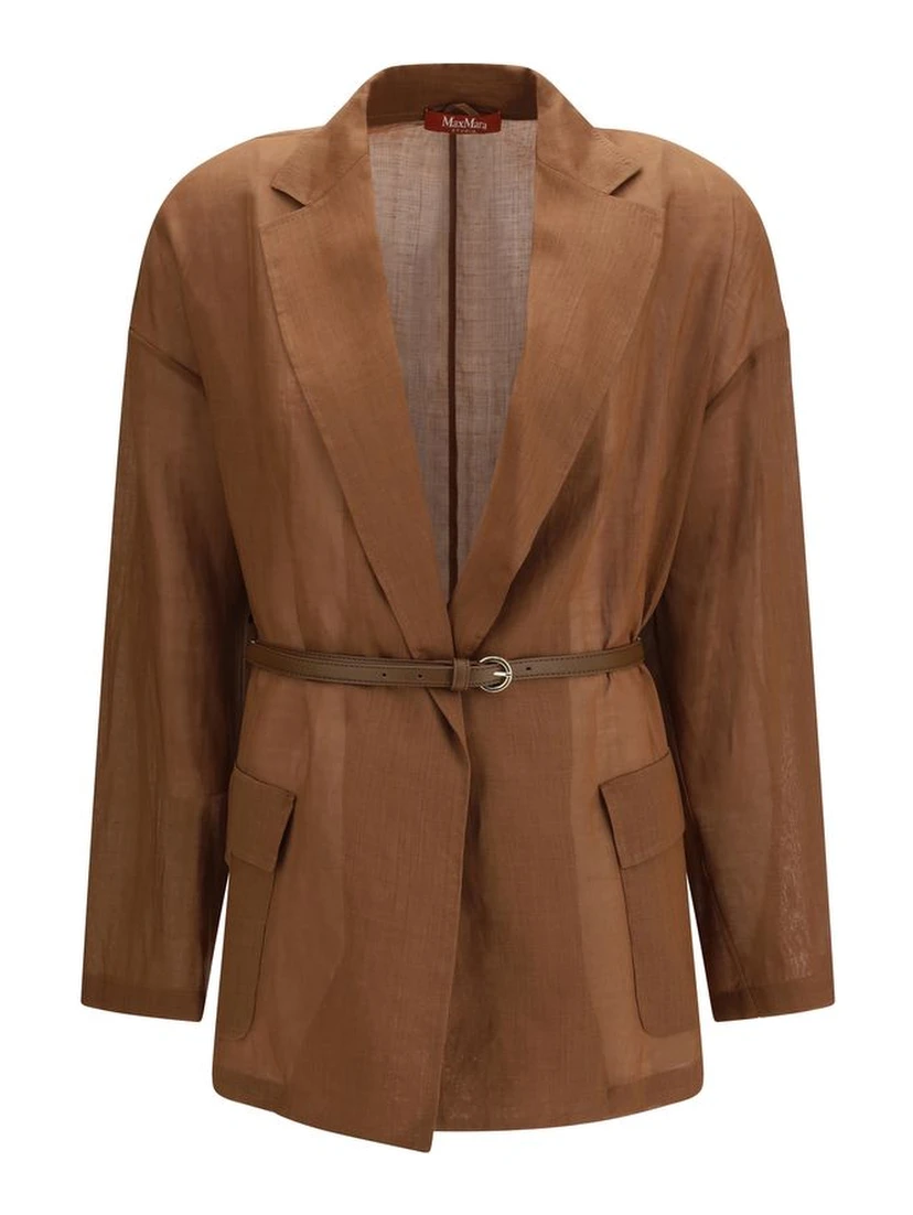 Brown Ramie Coat