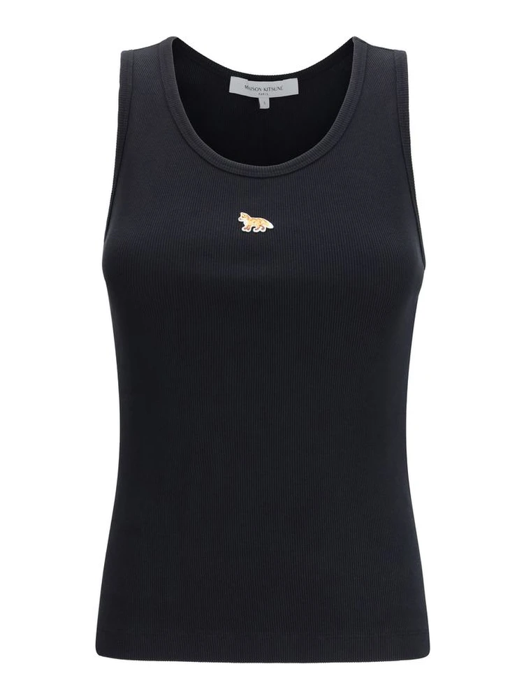 Black Cotton Tank Tops