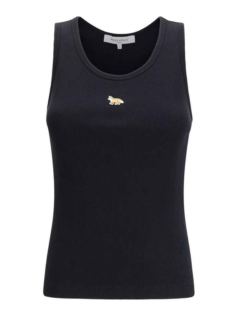 Black Cotton Tank Tops