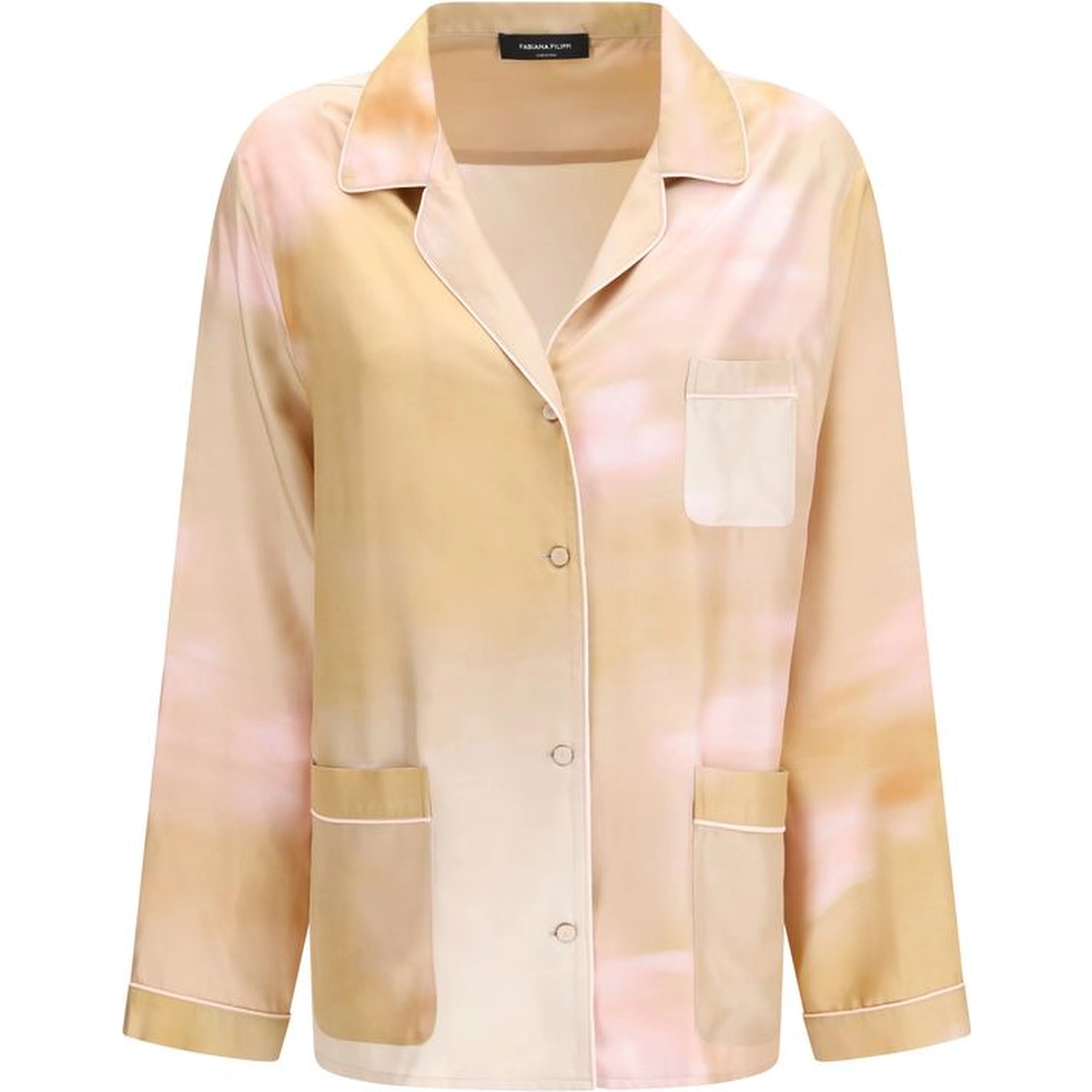Multicolor Silk Pattern Shirt
