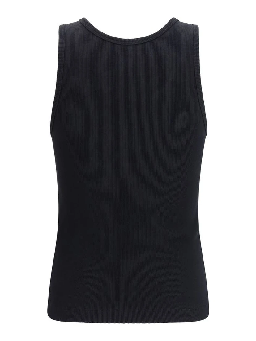 Black Cotton Tank Tops