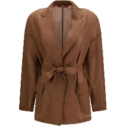 Brown Ramie Coat