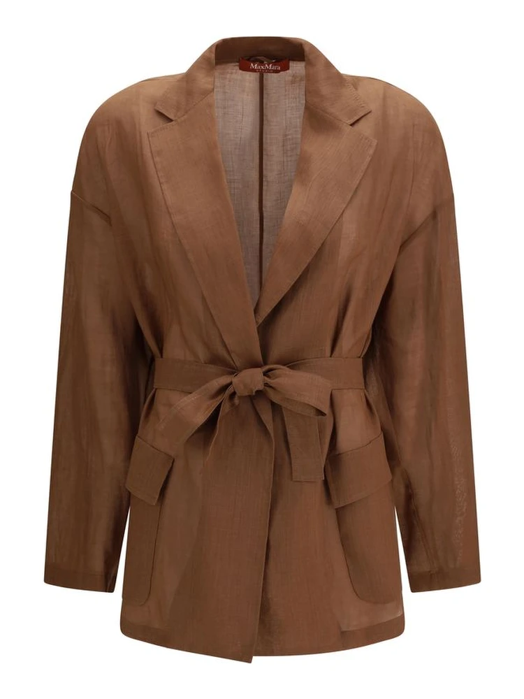 Brown Ramie Coat alternative