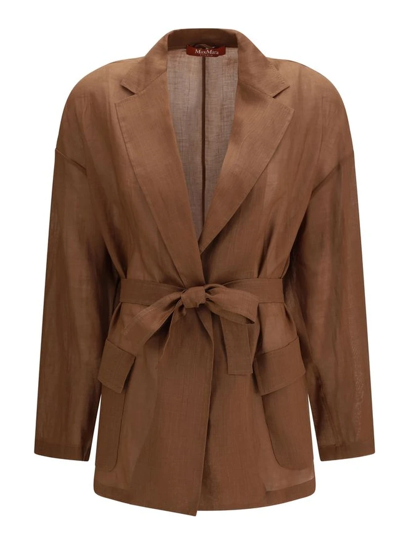 Brown Ramie Coat