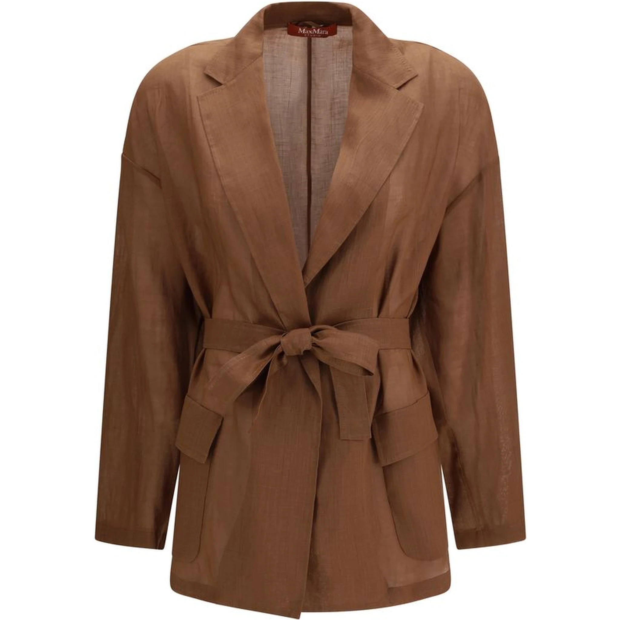 Brown Ramie Coat
